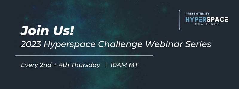 Join us! 2023 Hyperspace Challenge Webinar Series