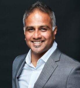 Headshot of Chandra Raman, speaker for USSF UC